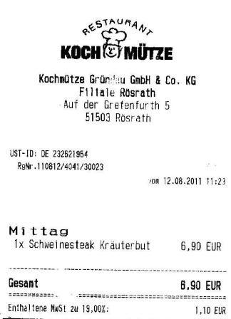 wpat Hffner Kochmtze Restaurant